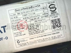 Ống đồng 12.7x0.81 Toàn Phát