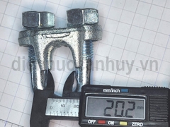 Cóc ốc siết  khóa cáp 18mm