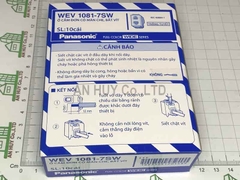 Ổ cắm đơn Panasonic có màn che WEV 1081 7SW (hộp 10 cái)