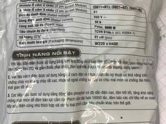 Ổ cắm kéo dài chịu tải Vinakip 3 đơn 1 đa năng 5m 8000W Xám