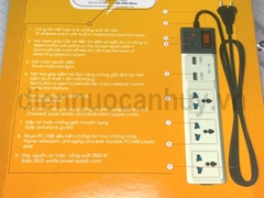 Ổ cắm kéo dài Rạng Đông chống giật có công tắc 3 ổ đa năng 2 ổ USB dài 5m