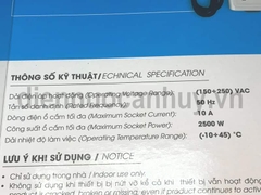 Ổ cắm kéo dài Rạng Đông có công tắc 3 ổ đa năng 2 ổ USB dài 5m