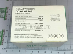 Ổ cắm Wifi đơn Rạng đông 16A