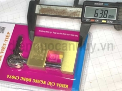 Ổ khóa cầu ngang Việt Tiệp đồng CN974