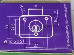 Ổ khóa tủ gỗ Việt Tiệp 0321 nhỏ