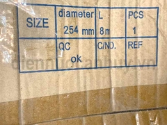 Ống gió mềm không bảo ôn D254 mm dài 8 m