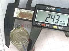 Ống nhựa mềm lõi thép chịu dầu phi 20 trắng trong