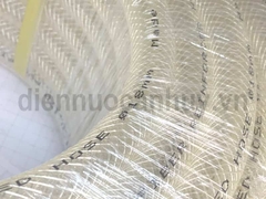 Ống nước mềm phi PVC phi 18 sợi PU mầu trắng