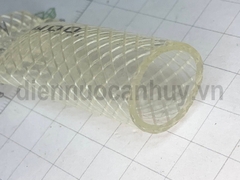 Ống nước mềm phi PVC phi 18 sợi PU mầu trắng
