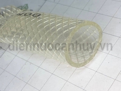 Ống nước mềm phi PVC phi 18 sợi PU mầu trắng