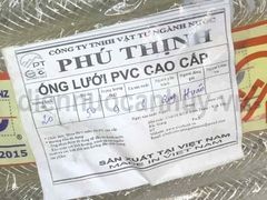 Ống nước mềm rẻ phi 20 mầu trắng