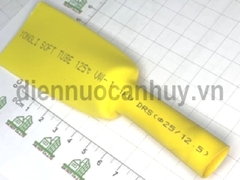 Ống ghen co nhiệt YONJIA phi F25/12.5 mầu vàng (dùng với cốt 185, 150, 120, 95, 70)