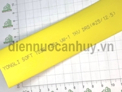 Ống ghen co nhiệt YONJIA phi F25/12.5 mầu vàng (dùng với cốt 185, 150, 120, 95, 70)