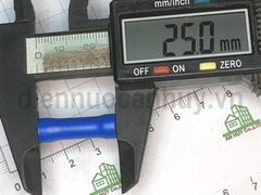 Ống nối dây điện cos ống thẳng bọc nhựa 6mm Xanh dương