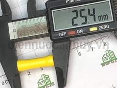 Ống nối dây điện cos ống thẳng bọc nhựa L6mm Vàng