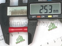Ống nối dây điện cos ống thẳng bọc nhựa L6mm Đỏ