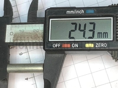 Ống nối dây điện cos ống thẳng đồng mạ L10mm