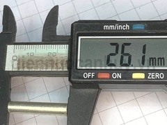 Ống nối dây điện cos ống thẳng đồng mạ L6mm
