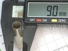 Ống nối dây điện cos ống thẳng đồng mạ L25mm