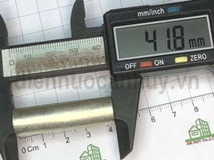 Ống nối dây điện cos ống thẳng đồng mạ L50mm