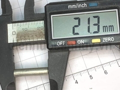 Ống nối dây điện cos ống thẳng đồng mạ L4mm