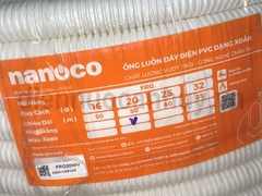 Ống ruột gà D20 Nanoco FRG20WV trắng (50mcuận)