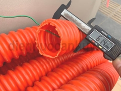 Ống xoắn HDPE đỏ D65/50