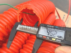 Ống xoắn HDPE đỏ D65/50