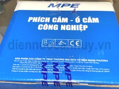 Phích cắm công nghiệp 5 chân MPE MPN2-025 Dòng điện 32A (3P+N+E) - Thiết bị kết nối điện nguồn 3 pha tiêu chuẩn IP44 chống bụi nước