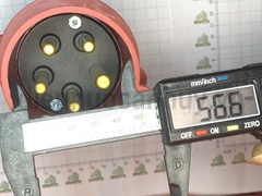 Phích cắm công nghiệp 5 chân MPE MPN2-025 Dòng điện 32A (3P+N+E) - Thiết bị kết nối điện nguồn 3 pha tiêu chuẩn IP44 chống bụi nước