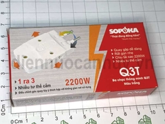 Phích ổ cắm chia 3 xoay gấp gọn đa năng Sopoka Q3T