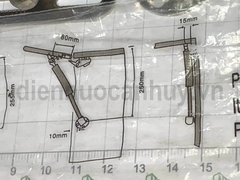 piston nâng cánh tủ bếp 80 N (8kg)