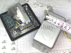 Bộ ổ cắm âm sàn Sino - mầu BẠC - không bao gồm ổ cắm P001/1/NH/A