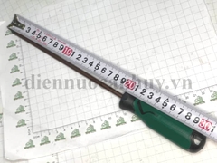 Tô vít xám chống trượt cao su 6x200 - 4 cạnh berry đầu siêu cứng, nam châm hút mạnh