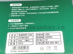 Bóng đèn tích điện sạc pin, tròn10W điện áp 5V berry