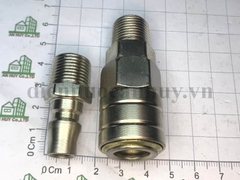 Đầu nối hơi ren ngoài 17 ống phi 10 - xịn Z-SM30+PM30