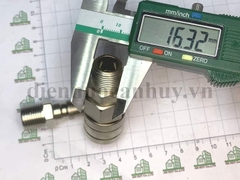 Đầu nối hơi ren ngoài 17 ống phi 10 - xịn Z-SM30+PM30