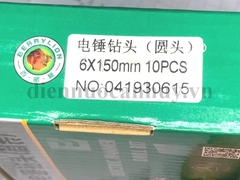 Mũi khoan bê tông 6x150 Berry - loại rẻ, vỏ vàng