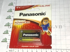 pin panasonic 9V - 6LR61T/1B - dung lượng cao, bảo quản lâu không bị xụt pin
