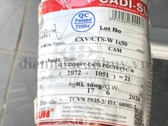 cáp trung thế cadisun CXV/CTS 1x70 24kV 0.125