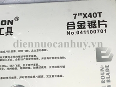 lưỡi Cắt gỗ phi 180 (40 răng) Berry lắp được cho máy trục 20 và 25 (máy 180 và máy 300)