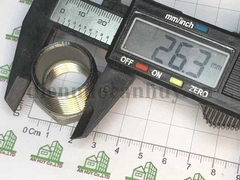 Lơ thu inox đúc ống DN20-15 ren 25-20mm (3/4-1/2inch)