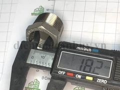 Lơ thu inox đúc ống DN20-15 ren 25-20mm (3/4-1/2inch)