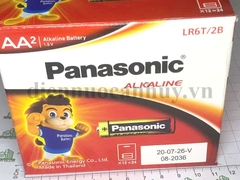 pin tiểu xịn hãng panasonic 2 con A bảo quản lâu dài, một vỉ 2 viên