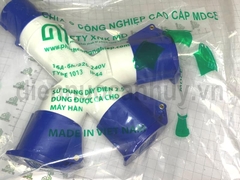 Ổ cắm công nghiệp chia 3 MCE xanh 16A 3 chân