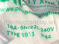 Ổ cắm công nghiệp chia 3 MCE xanh 16A 3 chân