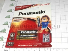 Pin tiểu 3 con A panasonic AAA đóng vỉ, loại xịn, 2 viên một vỉ loại nhỏ