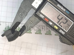 Đục mo (loại cong) 2cm sắt đen