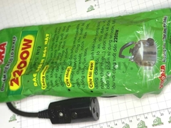Dây ấm điện sopoka dài 1.5 mét, đầu cắm lò xo chống mô ve 2200w