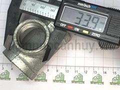 Tê thu kẽm DN25/20 - thu ống sắt 34 về ống 27